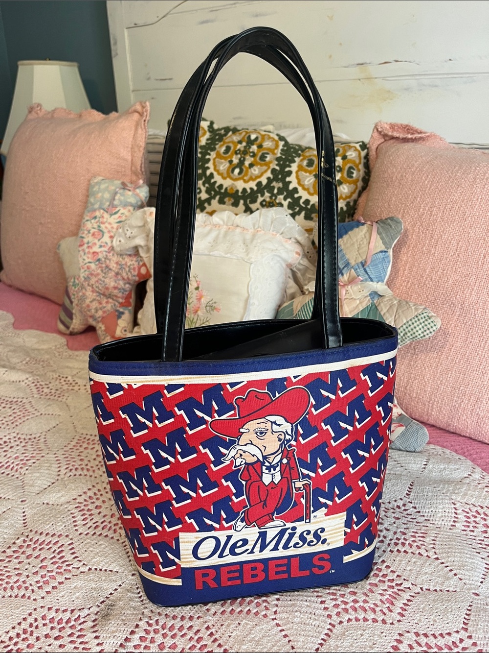 Vintage ole Miss purse